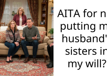 AITA for not putting my husband’s sisters in my will?