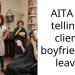 AITA for telling a clients boyfriend to leave?