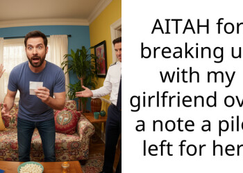AITAH for breaking up with my girlfriend over a note a pilot left for her?