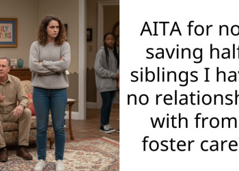 AITA for not saving half siblings I have no relationship with from foster care?