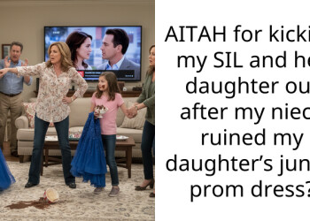 AITAH for kicking my SIL and her daughter out after my niece ruined my daughter’s junior prom dress?