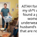 AITAH for losing my sh*t when I found a pair of women’s underwear in my husband’s laundry that are not mine?