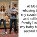 AITAH for refusing to wipe my cousin’s nose and telling my family I won’t be my baby brother’s second mom?