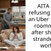 AITA for refusing to call an Uber for my roommate after she got stranded at work?