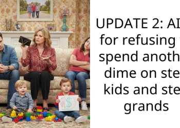 UPDATE 2: AITA for refusing to spend another dime on step kids and step grands