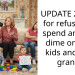 UPDATE 2: AITA for refusing to spend another dime on step kids and step grands