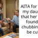 AITA for telling my daughter that her father found my chubbiness to be cute ?