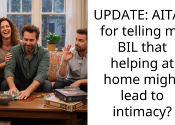 UPDATE: AITAH for telling my BIL that helping at home might lead to intimacy?
