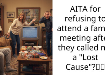 AITA for refusing to attend a family meeting after they called me a “Lost Cause”?