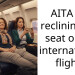AITA for reclining my seat on an international flight?