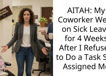 AITAH: My Coworker Went on Sick Leave for 4 Weeks After I Refused to Do a Task She A*signed Me