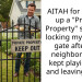 AITAH for putting up a “Private Property” sign and locking my garden gate after my neighbor’s kids kept playing in it and leaving trash?