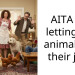 AITA for letting my animals do their job?