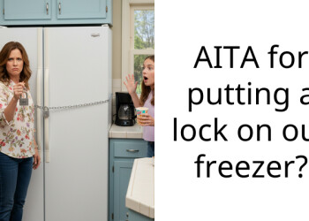 AITA for putting a lock on our freezer?