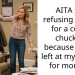 AITA for refusing to pay for a coat i chucked because it was left at my house for months.