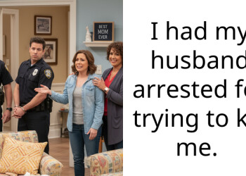 I had my husband arrested for trying to k**l me.