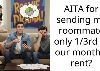 AITA for sending my roommate only 1/3rd of our monthly rent?