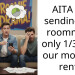 AITA for sending my roommate only 1/3rd of our monthly rent?