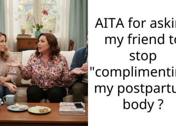 AITA for asking my friend to stop “complimenting” my postpartum body ?
