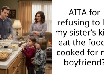 AITA for refusing to let my sister’s kids eat the food I cooked for my boyfriend?