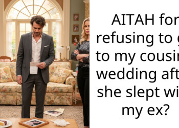 AITAH for refusing to go to my cousin’s wedding after she slept with my ex?