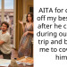 AITA for cutting off my best mate after he cheated during our Rome trip and begged me to cover for him?