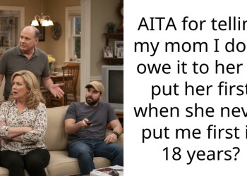 AITA for telling my mom I don’t owe it to her to put her first when she never put me first in 18 years?