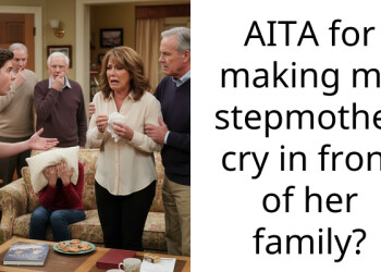 AITA for making my stepmother cry in front of her family?