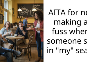 AITA for not making a fuss when someone sat in “my” seat?