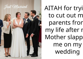 AITAH for trying to cut out my parents from my life after my Mother slapped me on my wedding