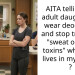 AITA telling my adult daughter to wear deodorant and stop trying to “sweat out the toxins” while she lives in my house ?