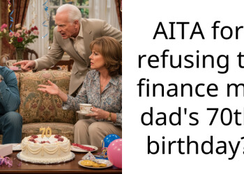 AITA for refusing to finance my dad’s 70th birthday?