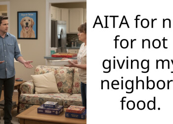 AITA for not for not giving my neighbors food.