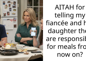 AITAH for telling my fiancée and her daughter they are responsible for meals from now on?