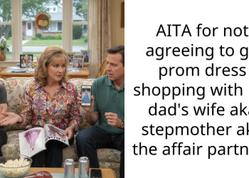 AITA for not agreeing to go prom dress shopping with my dad’s wife aka stepmother aka the affair partner?