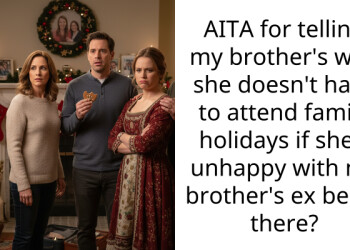 AITA for telling my brother’s wife she doesn’t have to attend family holidays if she’s unhappy with my brother’s ex being there?