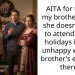 AITA for telling my brother’s wife she doesn’t have to attend family holidays if she’s unhappy with my brother’s ex being there?