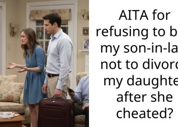 AITA for refusing to beg my son-in-law not to divorce my daughter after she cheated?