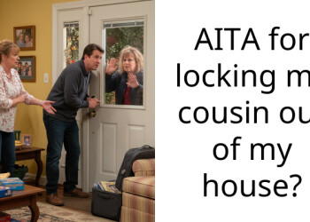 AITA for locking my cousin out of my house?