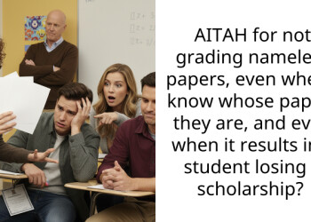 AITAH for not grading nameless papers, even when I know whose papers they are, and even when it results in a student losing a scholarship?
