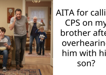 AITA for calling CPS on my brother after overhearing him with his son?