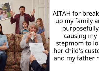 AITAH for breaking up my family and purposefully causing my stepmom to lose her child’s custody and my father his?