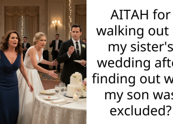 I Protected My Son… And Ruined My Sister’s Wedding