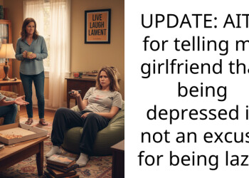 Redditor Asks If He Made A Mistake When He Told His GF That Depression Is Not An Excuse For Being Lazy