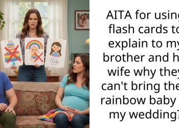 My brother said his miracle baby deserves an invite so I used flashcards to shut him up