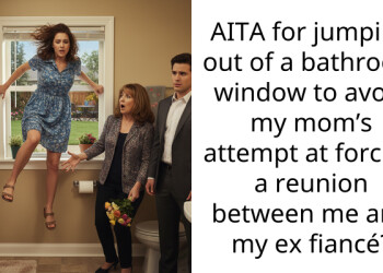 Man Escapes Through The Bathroom Window Just To Avoid His Mom’s Attempt Of Reuniting Him And His Cheating Ex