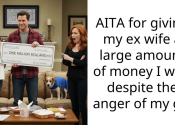 I won millions and want to give my ex a cut, so my girlfriend is losing it