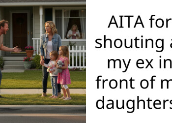 Man Gets Berated By His Ex-Wife For Teaching Their Daughters About Periods, Feels Bad After Kids Saw Him Shouting At Her