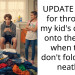 UPDATE – AITA for throwing my kid’s clothes onto the floor when they don’t fold them neatly?