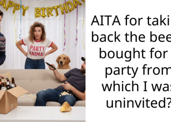 Redditor Takes Back The Beers He Bought For A Party He Was Uninvited To, Gets Called Out